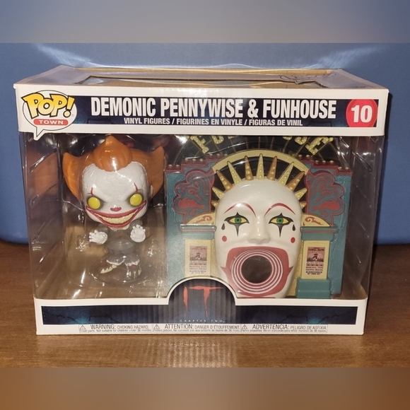 Funko Pop Towns-Demonic Pennywise+Funhouse - Picture 2 of 12